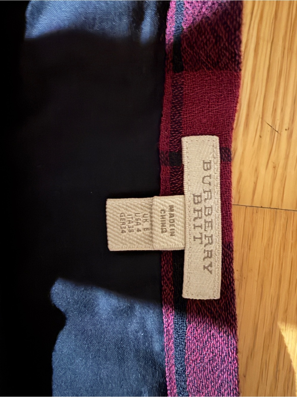Burberry Brit Skirt women dark purple US 4